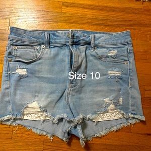 American Eagle high waist shorts- size 10